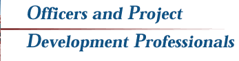 officers and projects development professionals